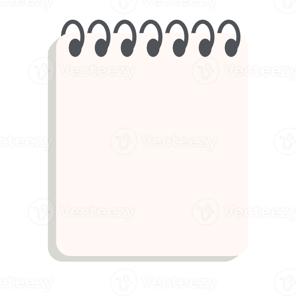 conjunto de colección de variación de textura de papel normal de cuaderno en blanco png