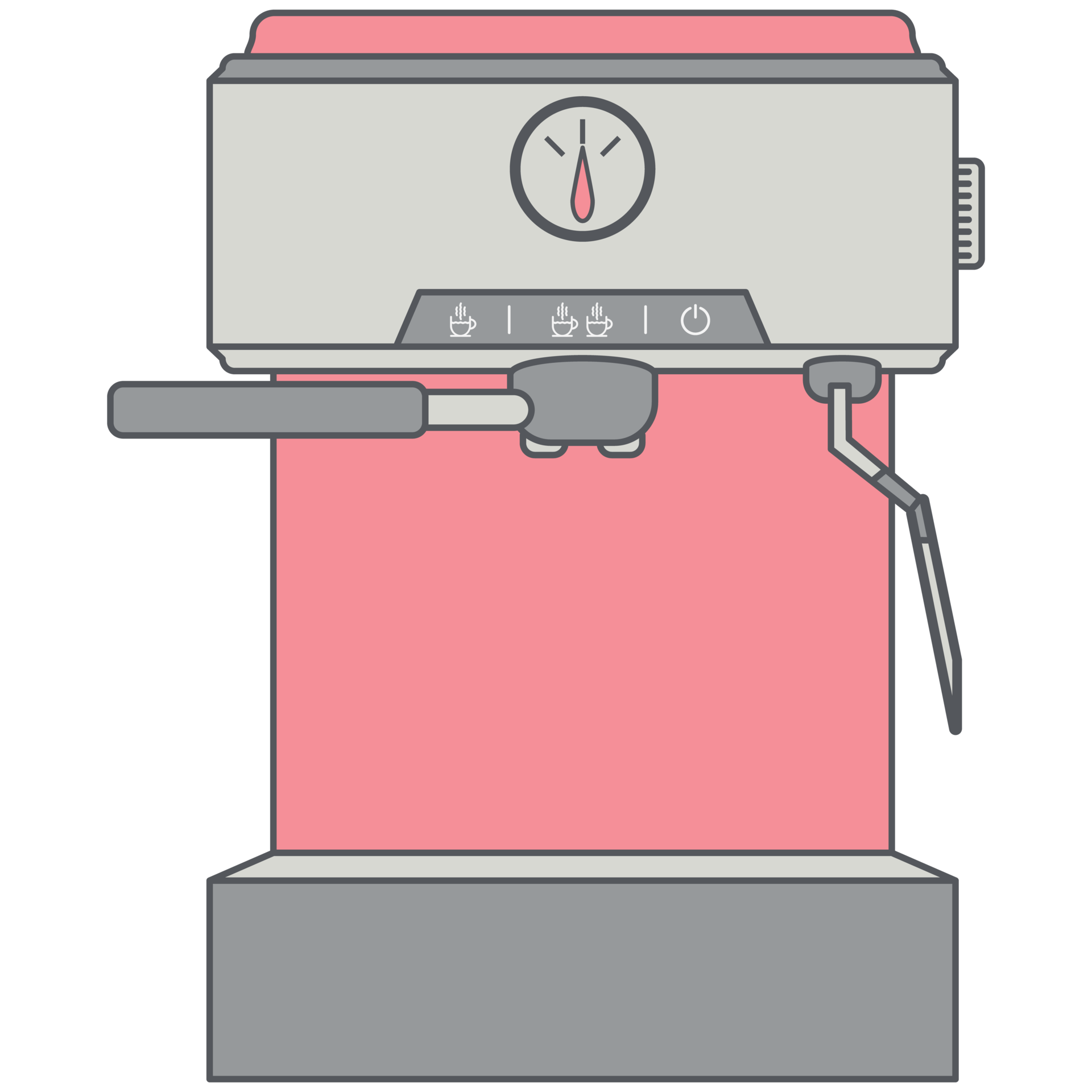 automatic coffee maker tools utility 12419813 PNG