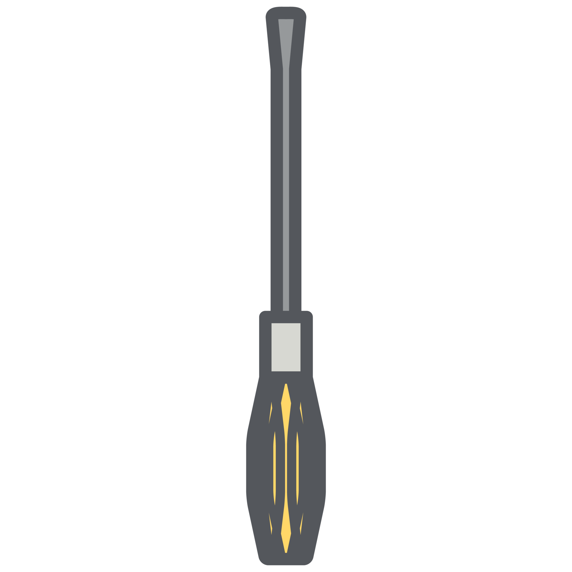 flathead screwdriver construction tools icon set collection 12419818 PNG