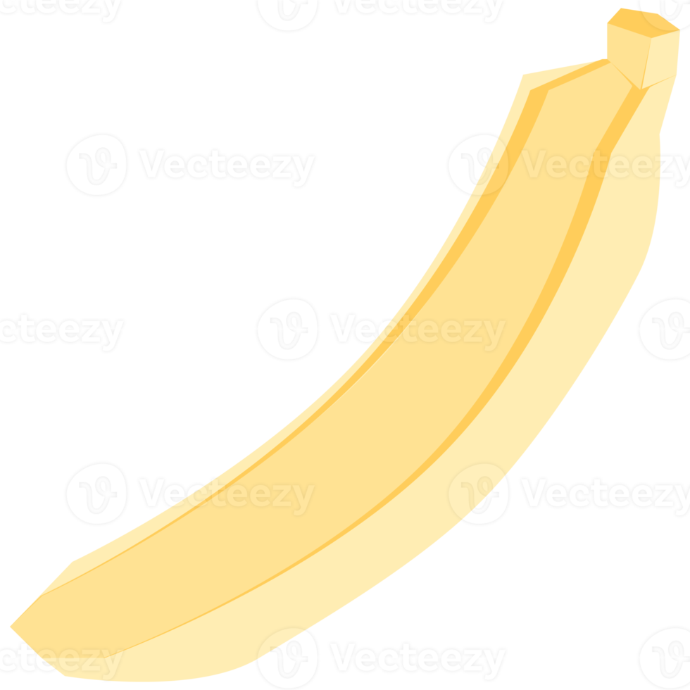 conjunto de coleção de design plano de frutas de banana png