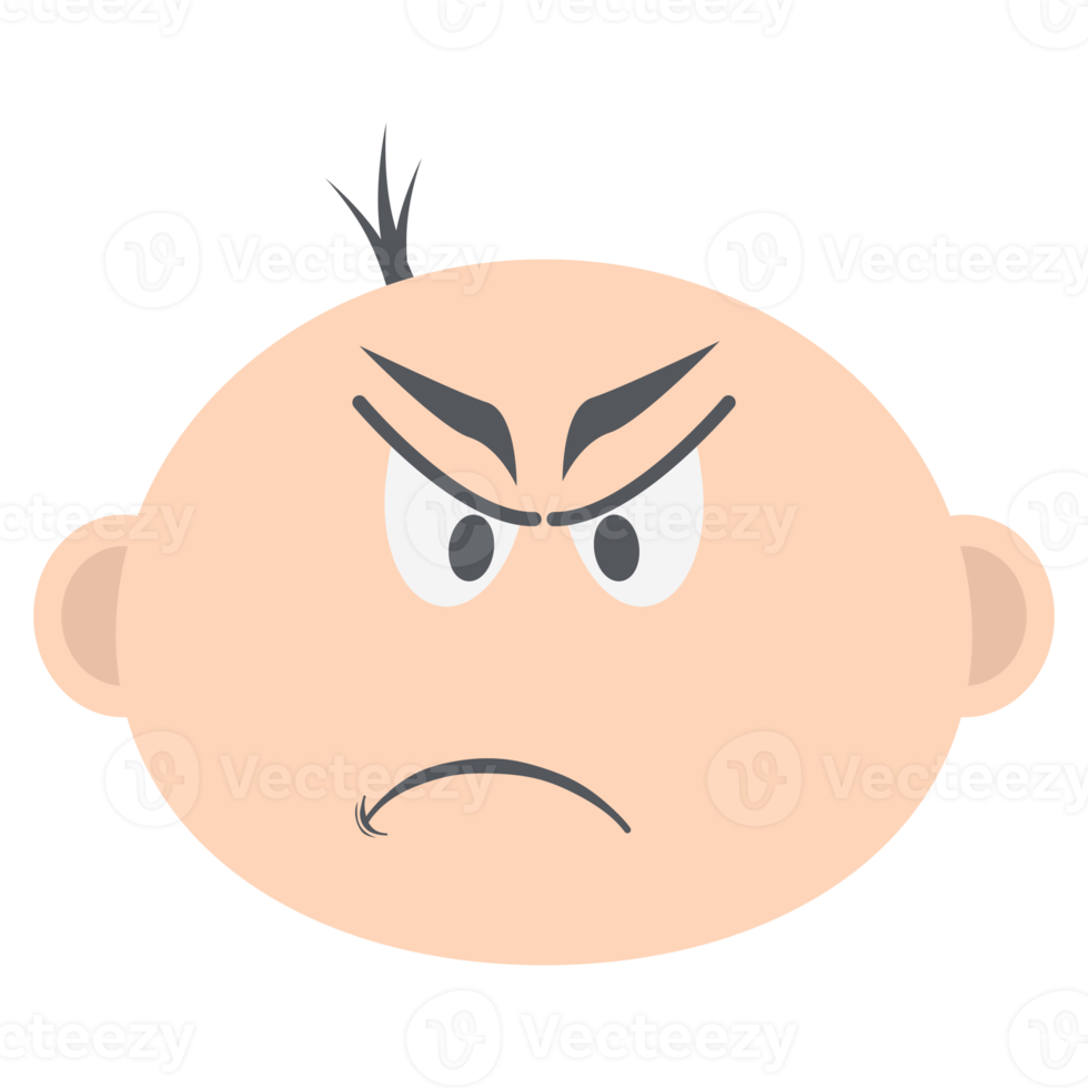 baby boy head emoticon face expression collection png