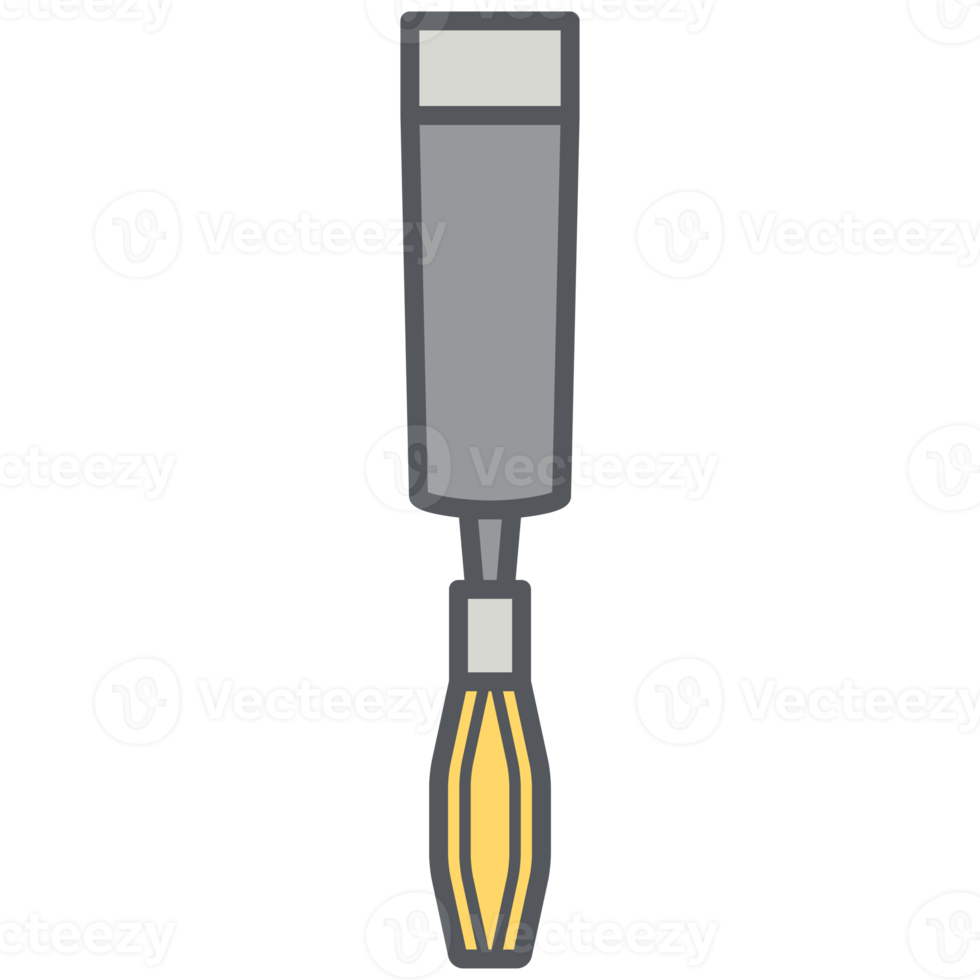 big chisel construction tools icon set collection png