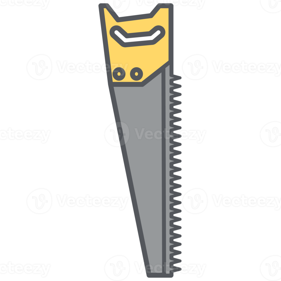 saw construction tools icon set collection png