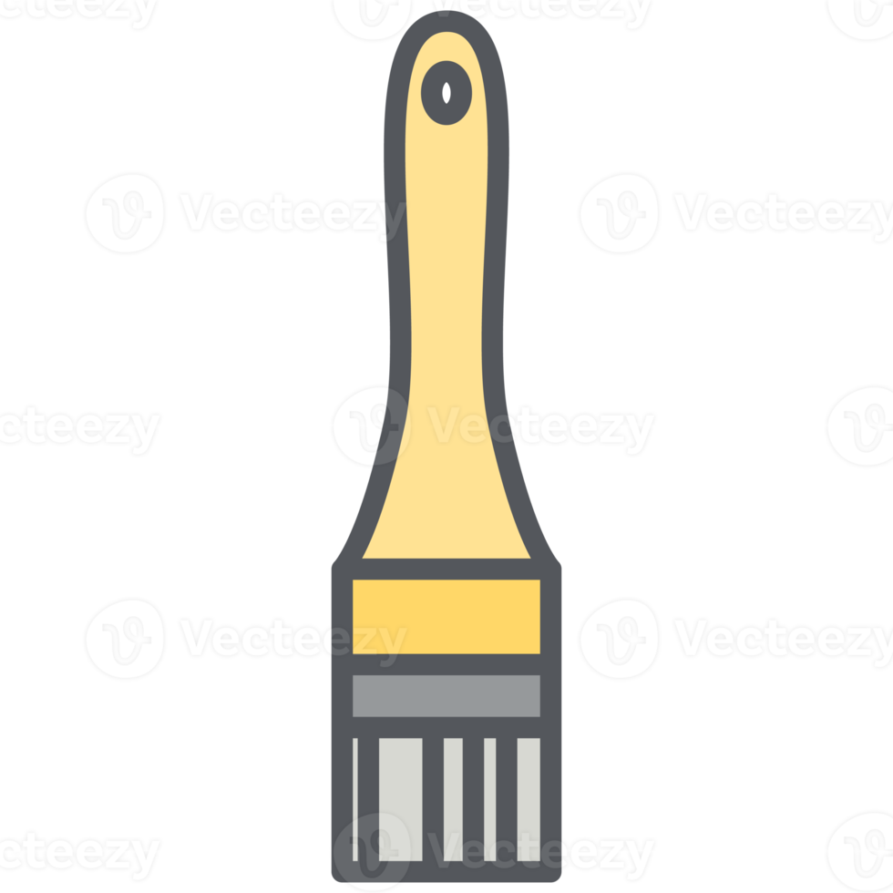 klein borstel bouw gereedschap icoon reeks verzameling png