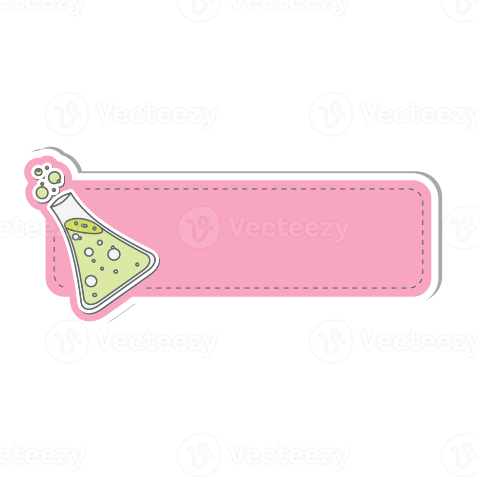 elemeyer tube cute label name tags sticker png