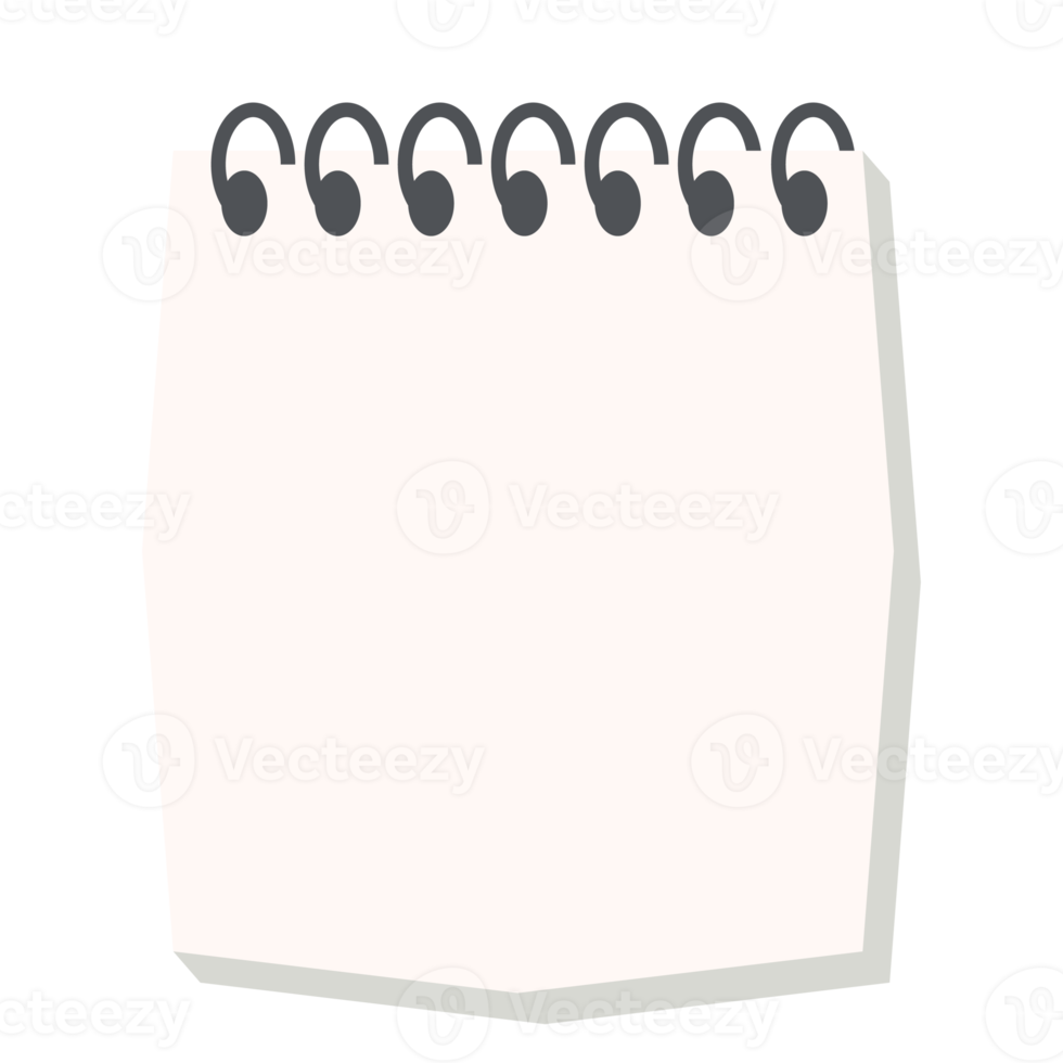 conjunto de coleção de variação de textura de papel listrado de caderno em branco png