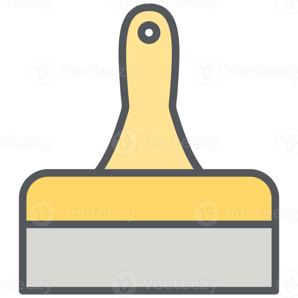 handle paint scraper construction tools icon set collection png