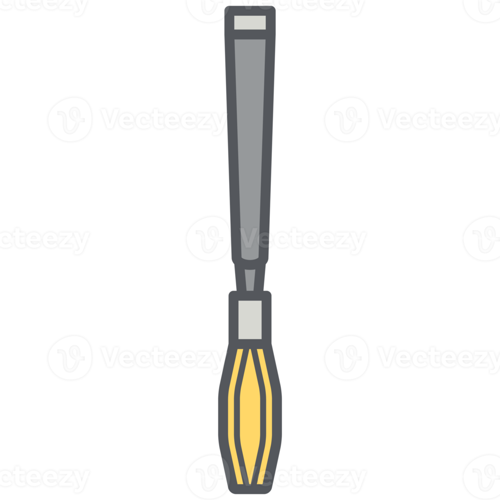 small chisel construction tools icon set collection png