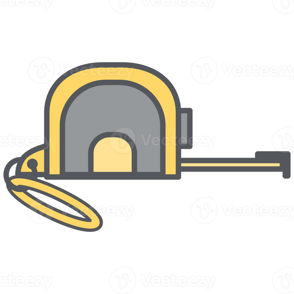 measuring tape construction tools icon set collection png