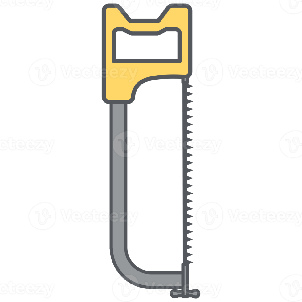 hair saw construction tools icon set collection png