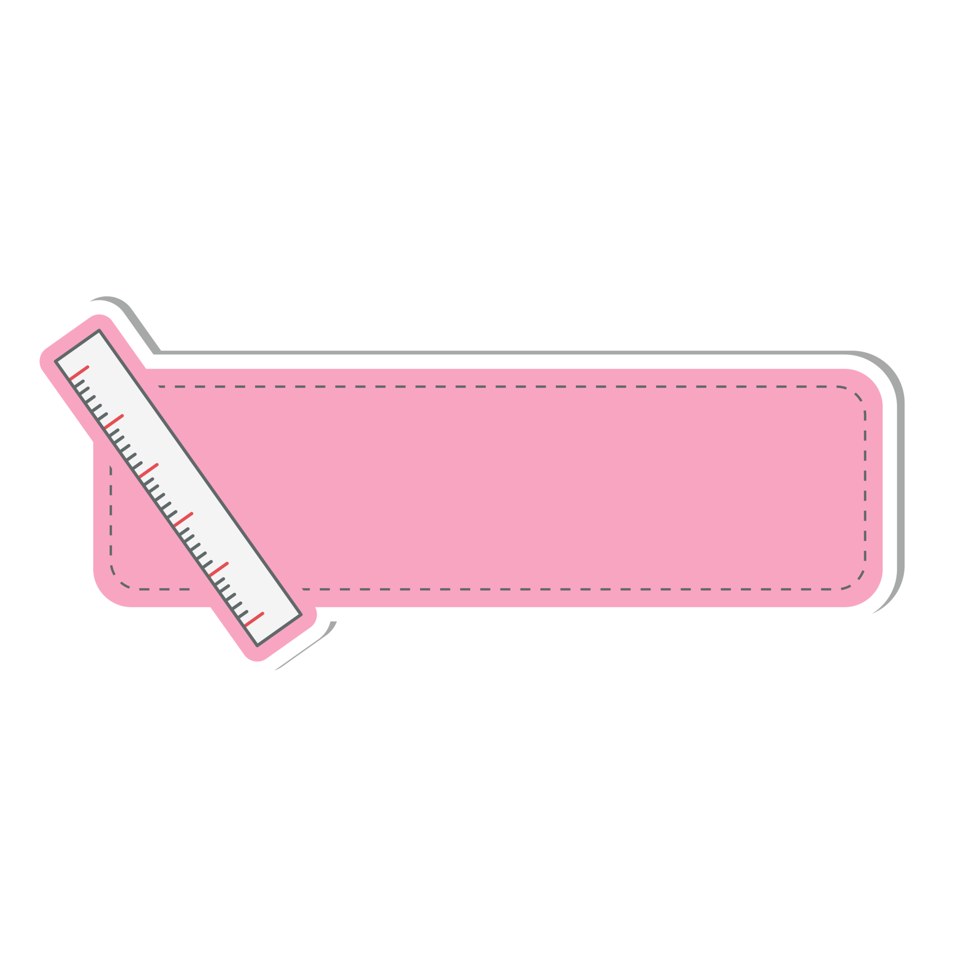 ruler cute label name tags sticker 12420318 PNG
