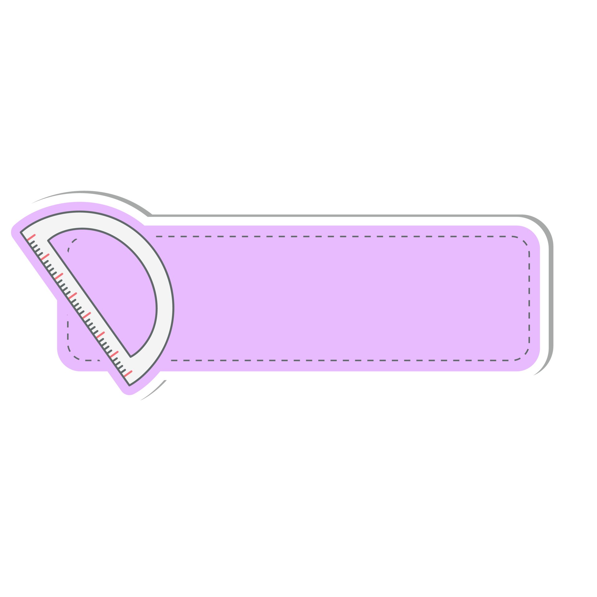 angle ruler cute label name tags sticker 12420319 PNG