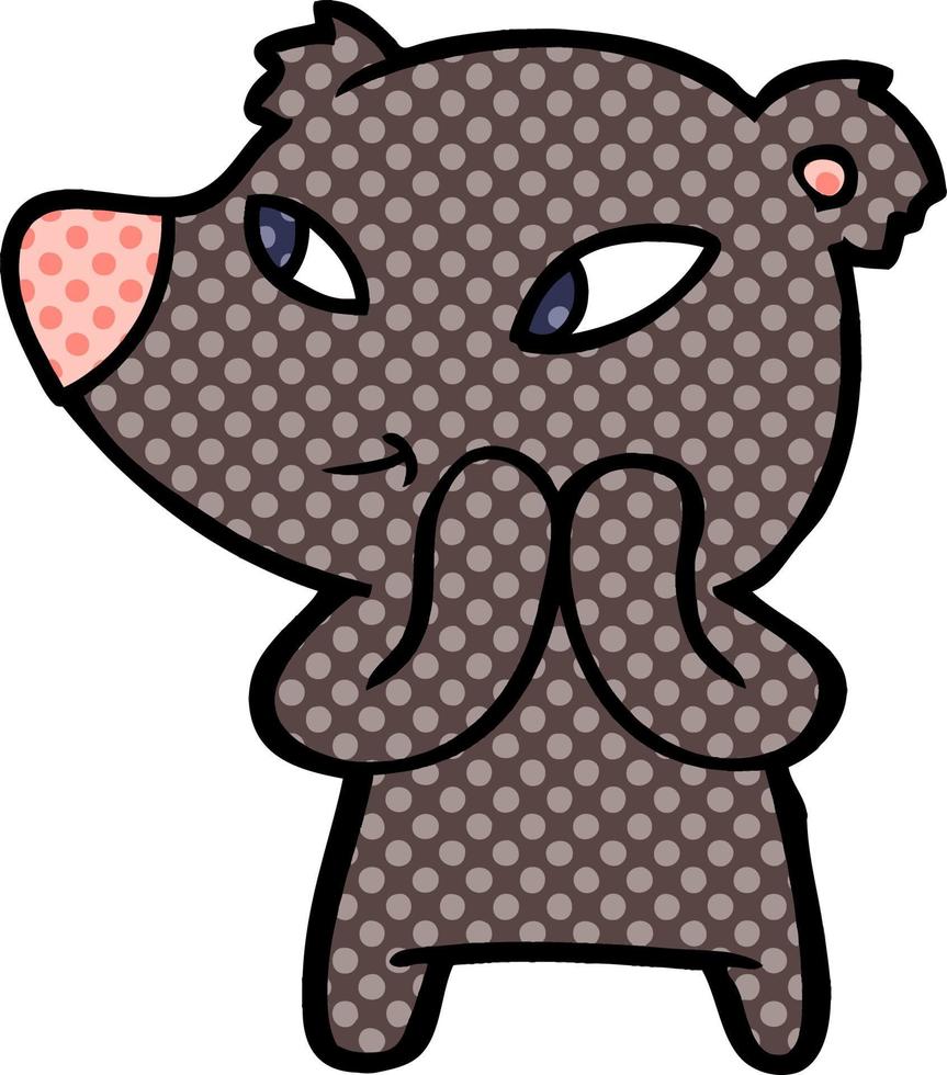 cute cartoon bear vector