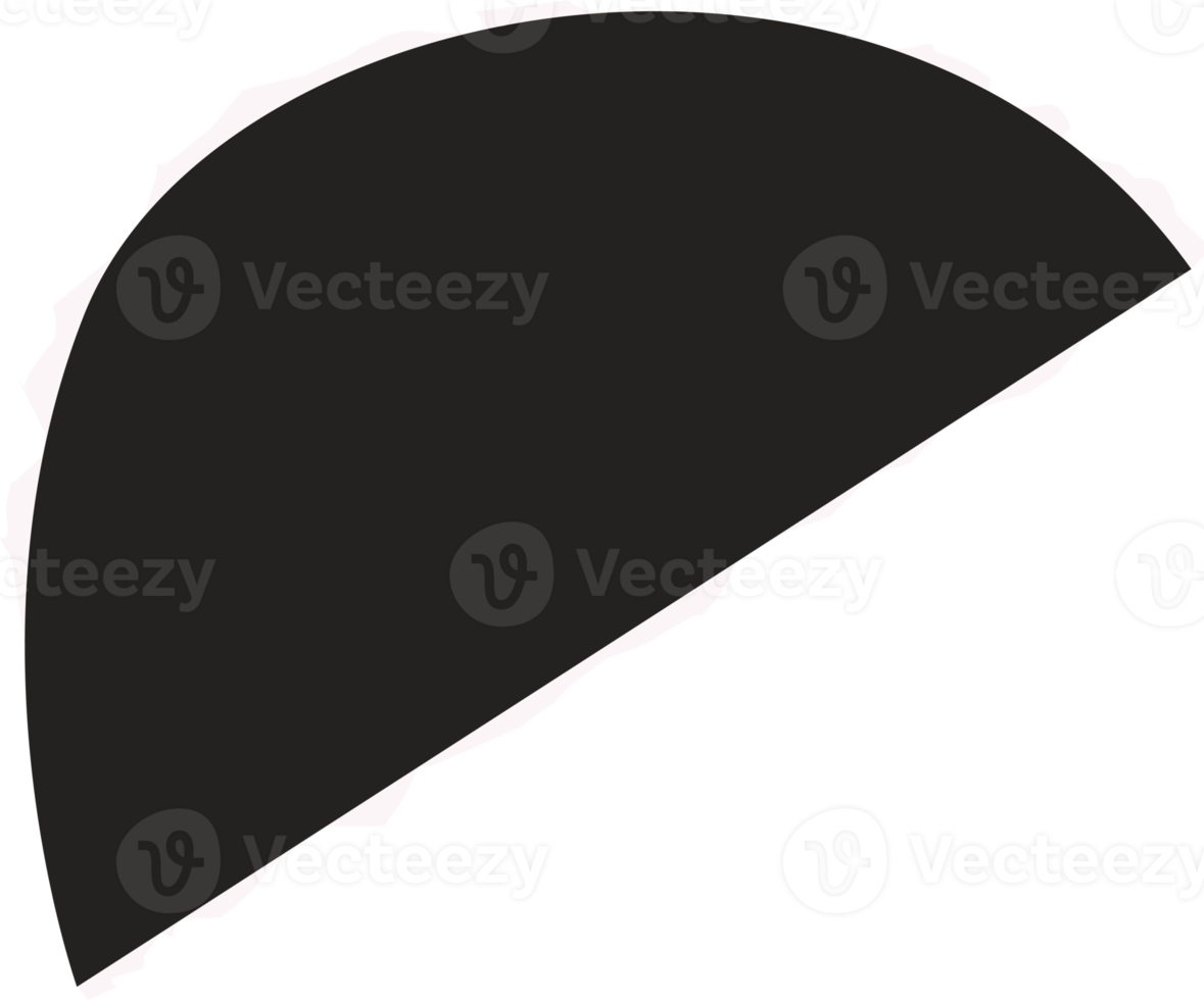 elemento de elipse de papel png