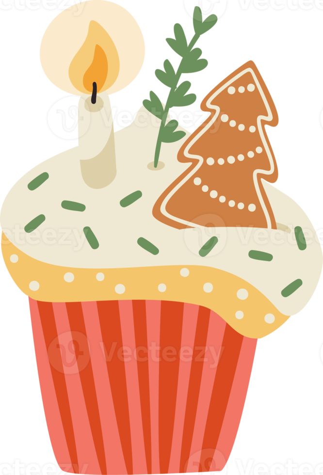 Christmas sweet. Isolated illustration. png