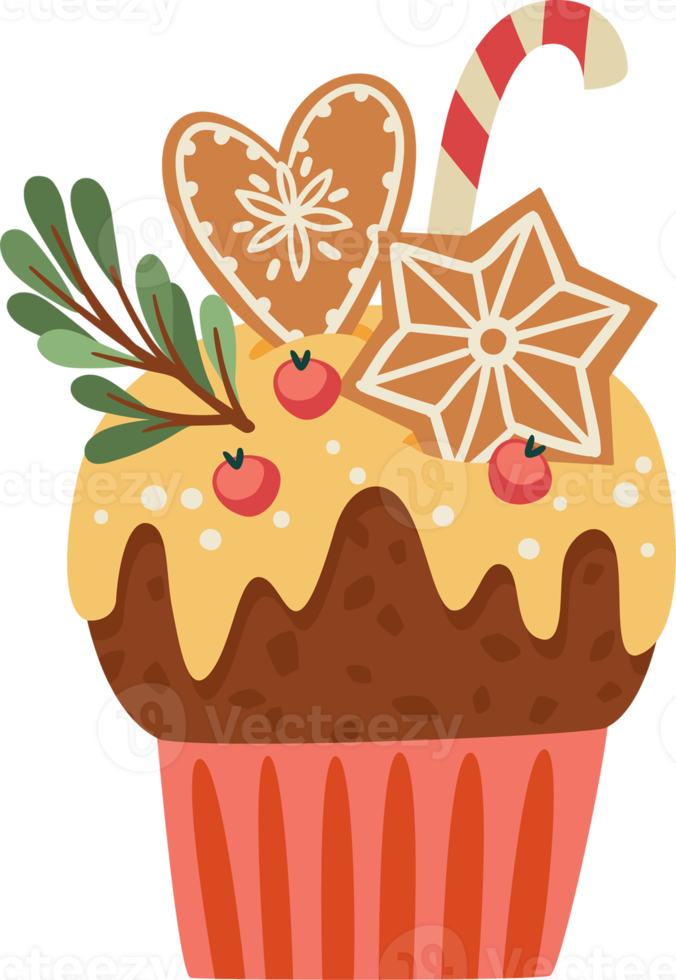 Christmas sweet. Isolated illustration. png