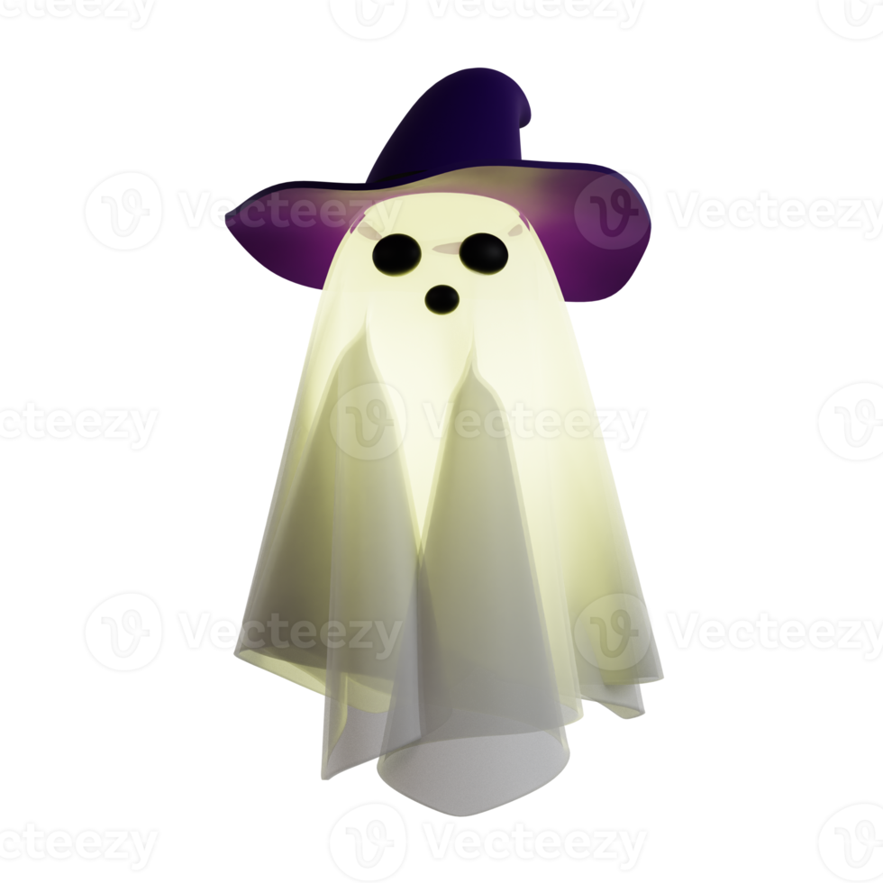 3d ghost character png