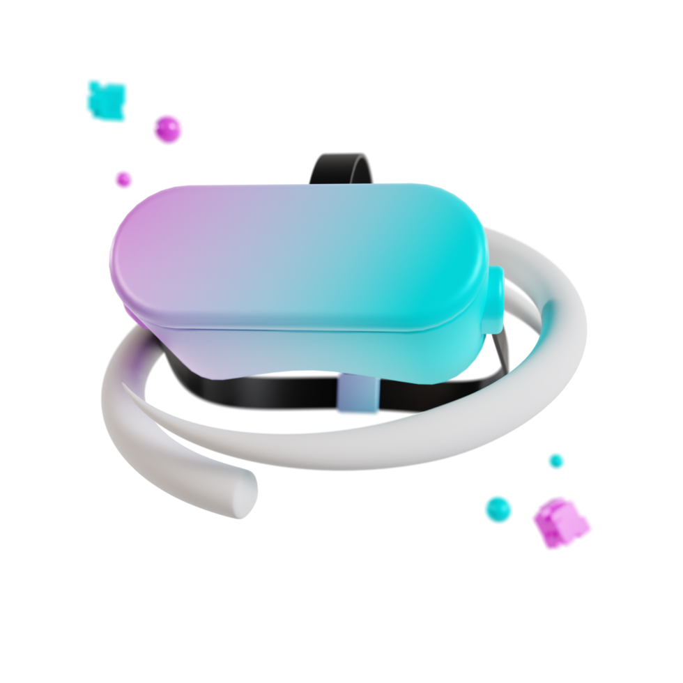 icône de réalité virtuelle 3d png