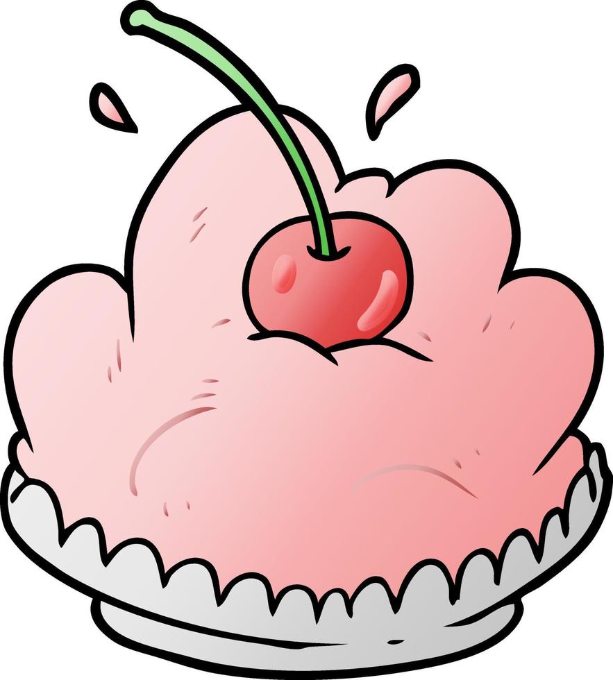 cartoon tasty dessert vector