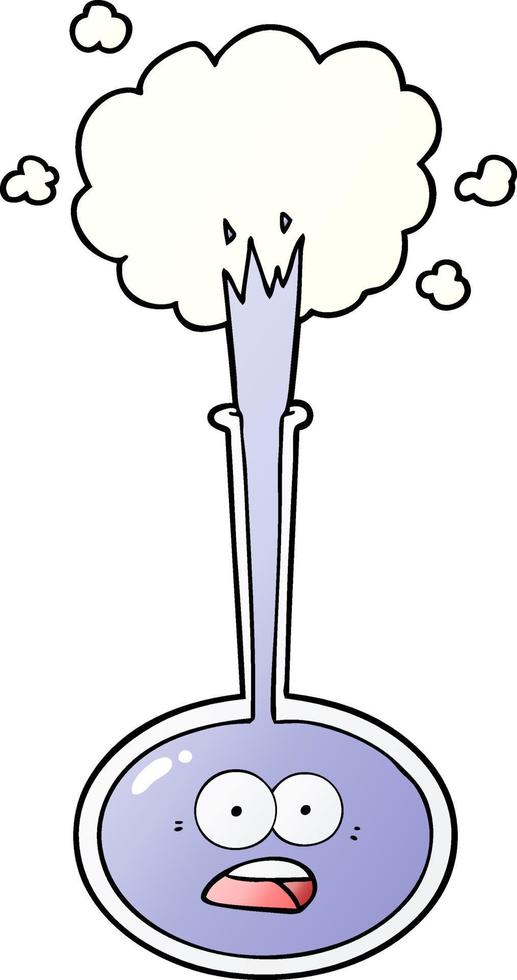 cartoon science accident vector