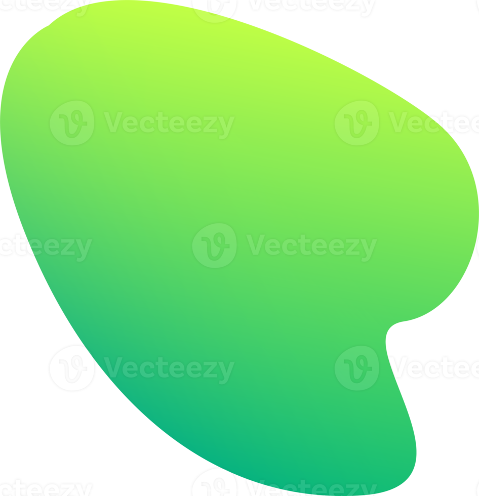 Blob design shape. PNG with transparent background