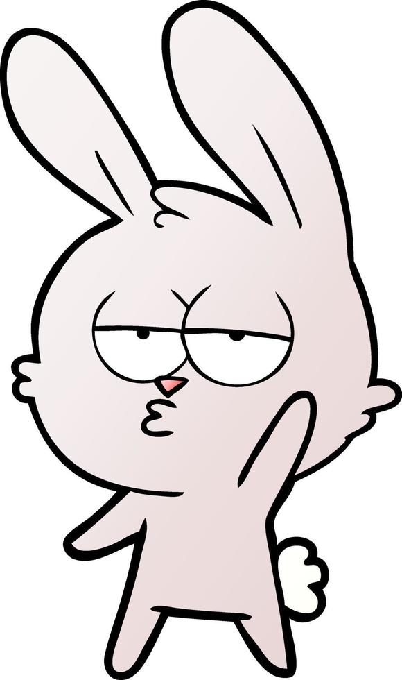 cute cartoon rabbit vector