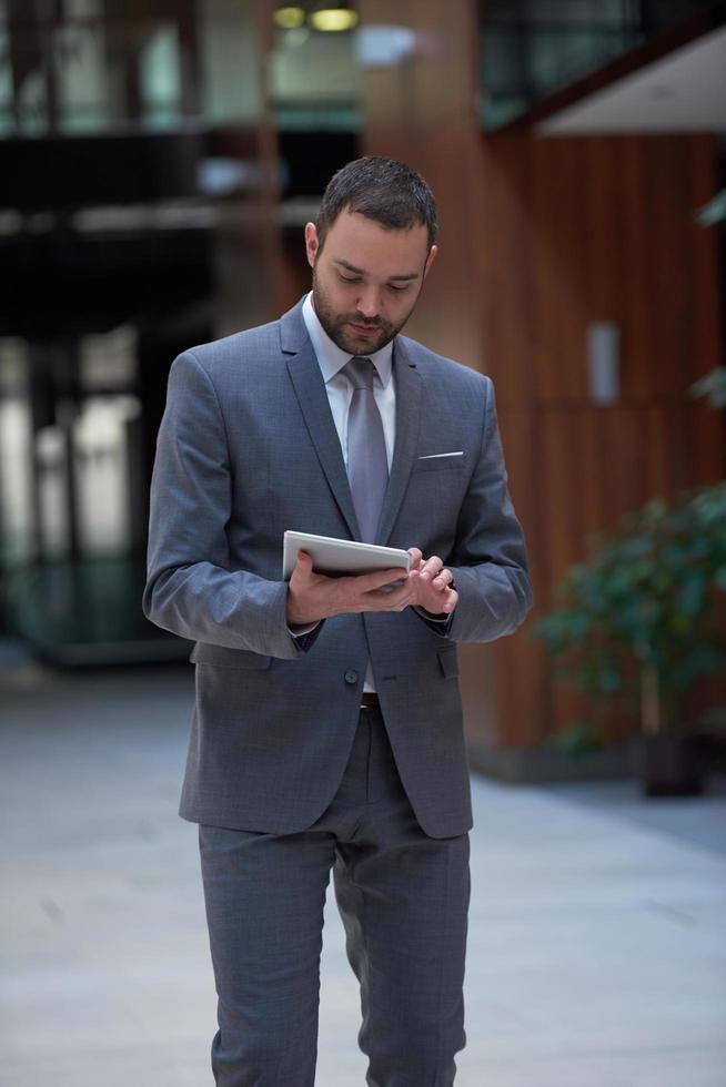 business man with tablet photo