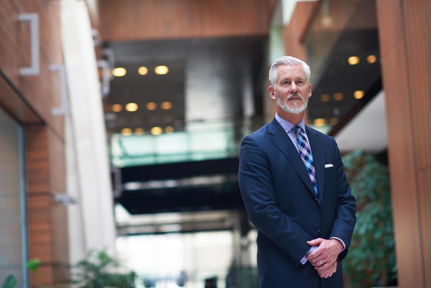 senior business man portrait photo