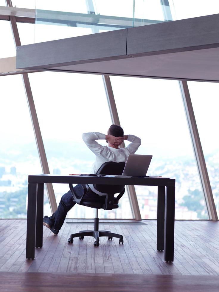 young business man at office photo