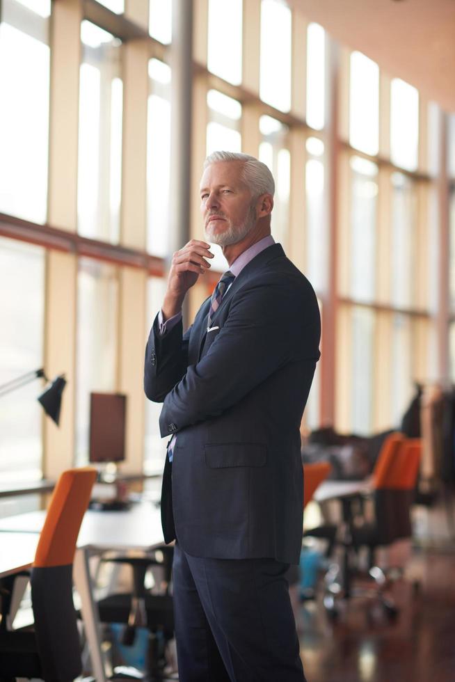 senior business man portrait photo