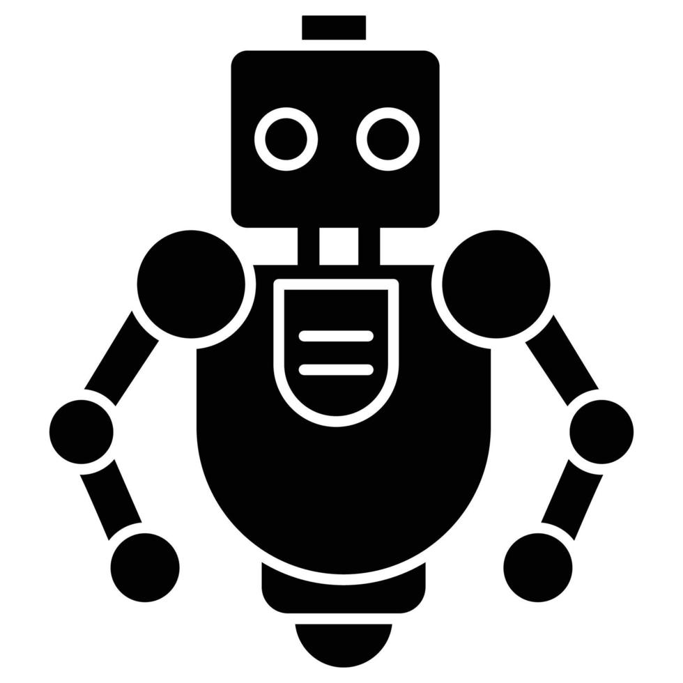 Toy Robot Which Can Easily Modify Or Edit vector
