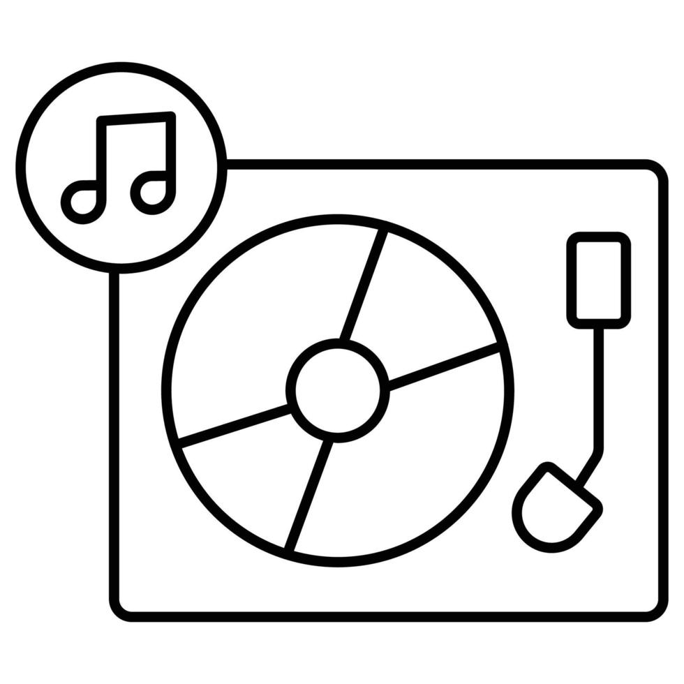 Audio Turntable Which Can Easily Modify Or Edit vector