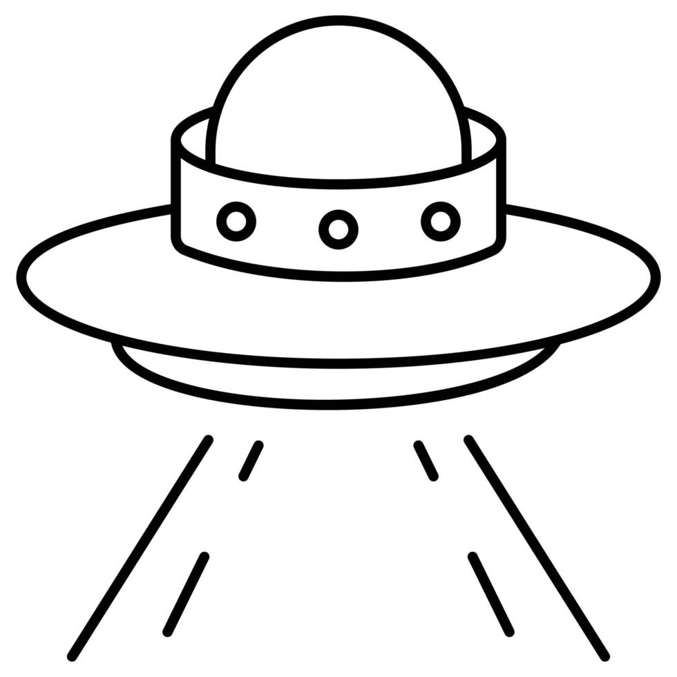 Flying Saucer Which Can Easily Modify Or Edit vector