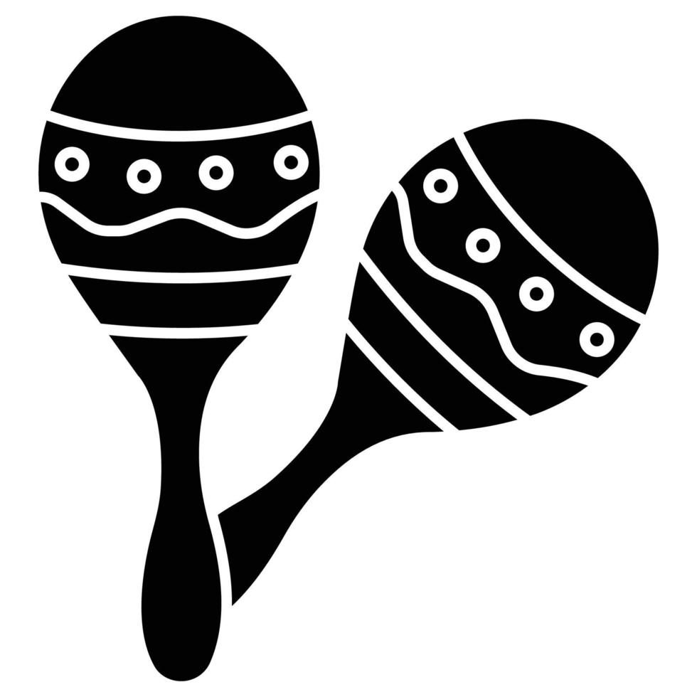 maracas que se pueden modificar o editar fácilmente 12426208 Vector en