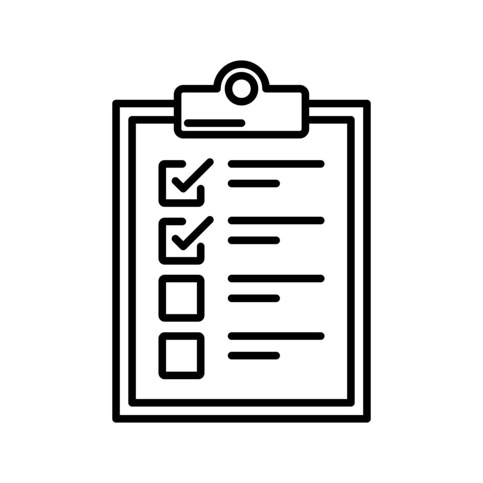 Check List Vector Icon