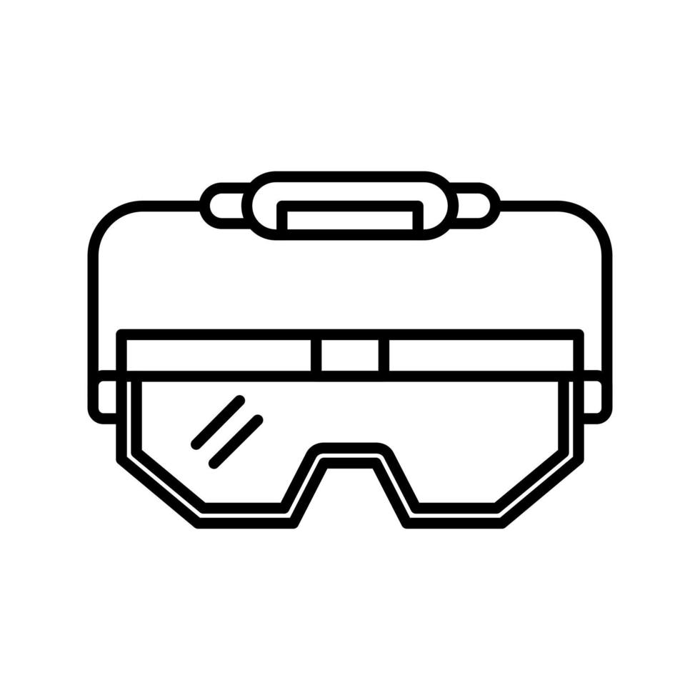 Lab Glasses Vector Icon