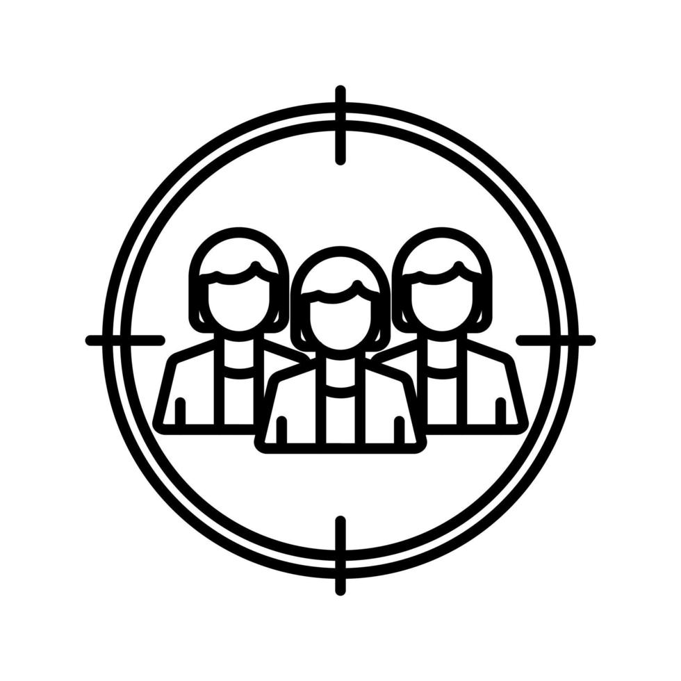 Target Audience Vector Icon