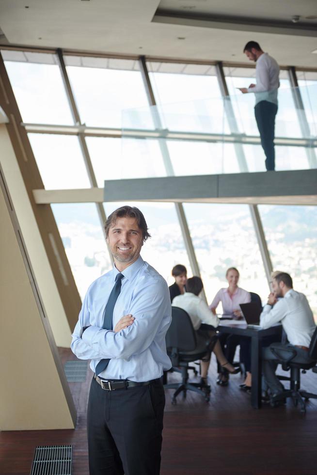 portrait of handosme business man photo