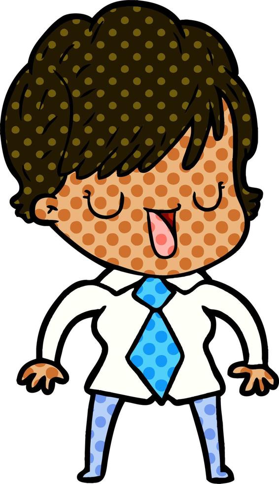 cartoon woman talking vector