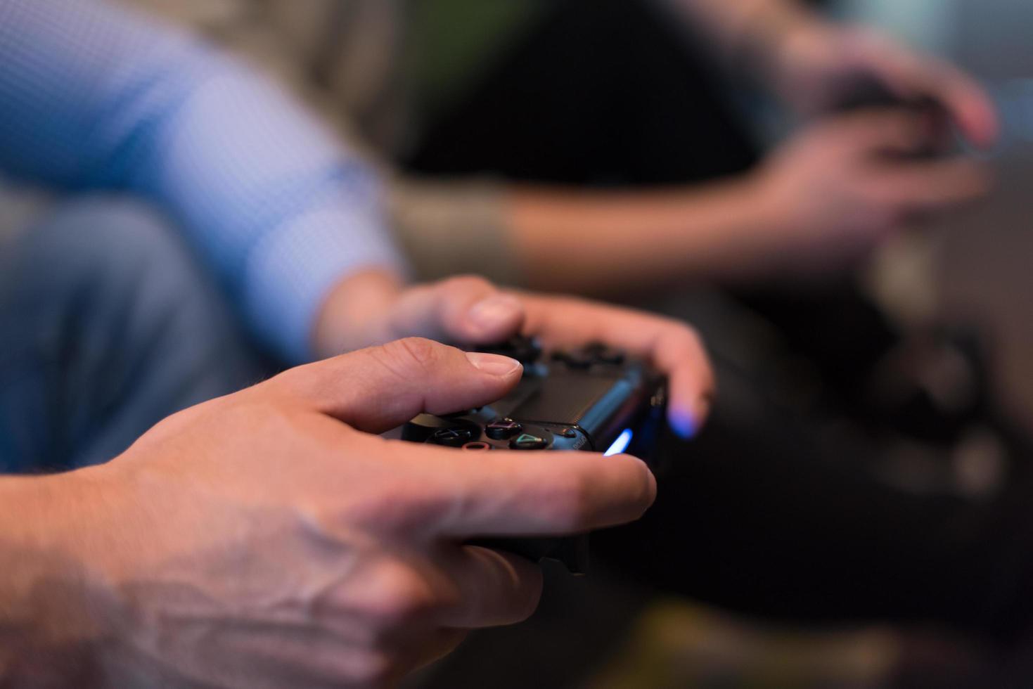startup Office Workers Playing computer games photo