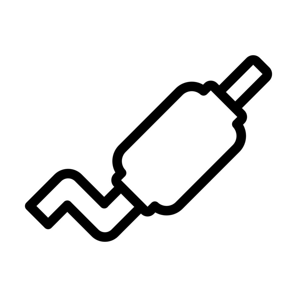 Exhaust Pipe Icon Design vector