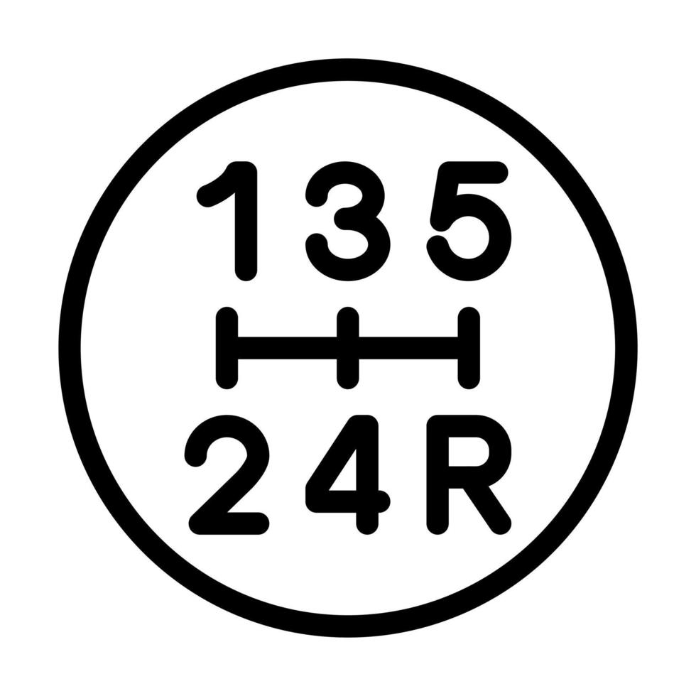 Gearshift Icon Design vector