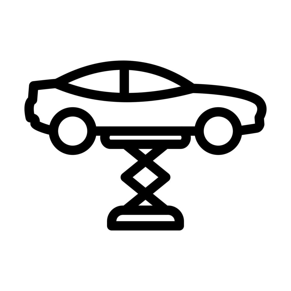 Car Lift Icon Design vector