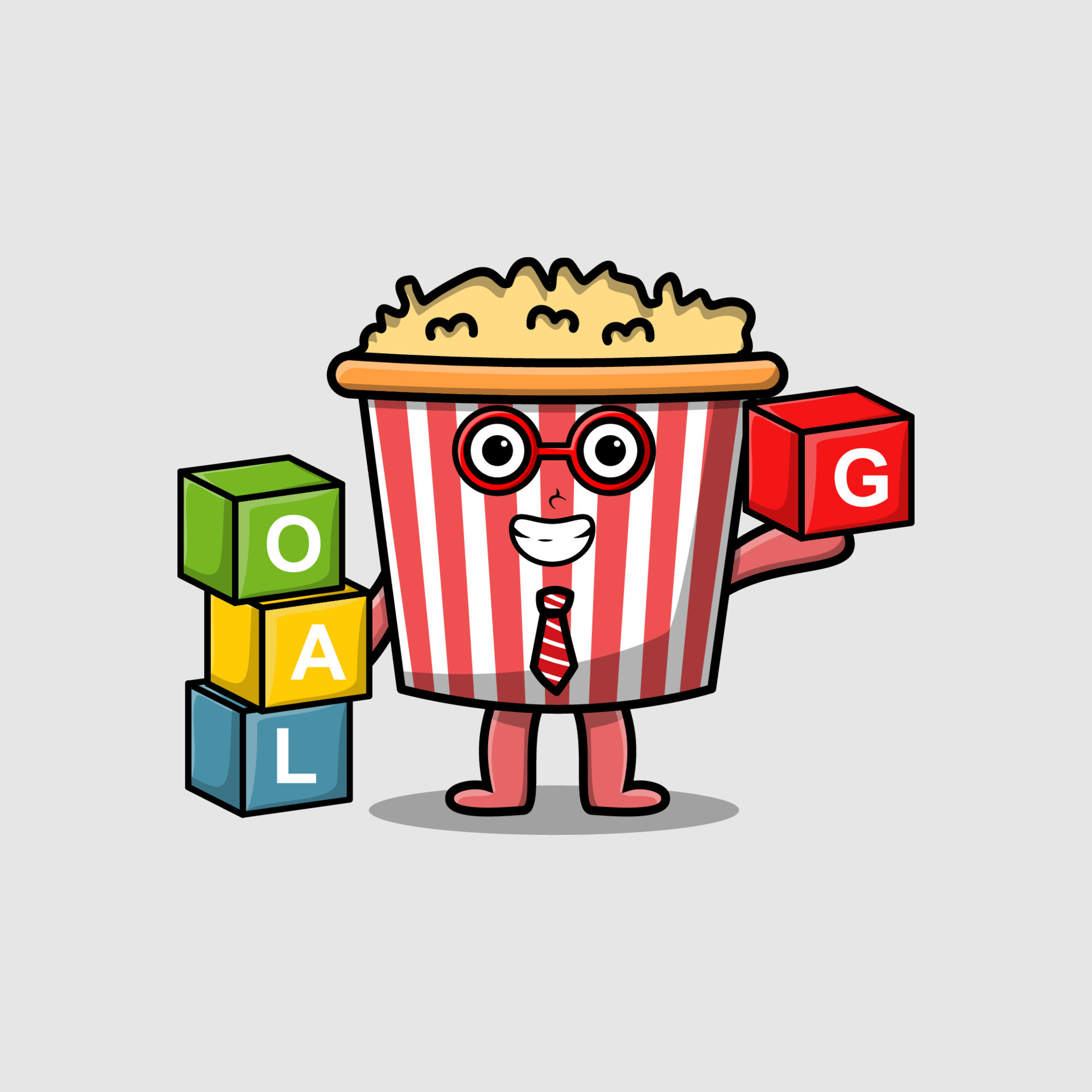 Cute cartoon Popcorn businessman stacking goal box 12427974 Vector Art at Vecteezy Cute cartoon Popcorn businessman stacking goal box 12427974 Vector Art at Vecteezy