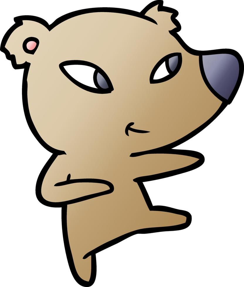 cute cartoon bear vector