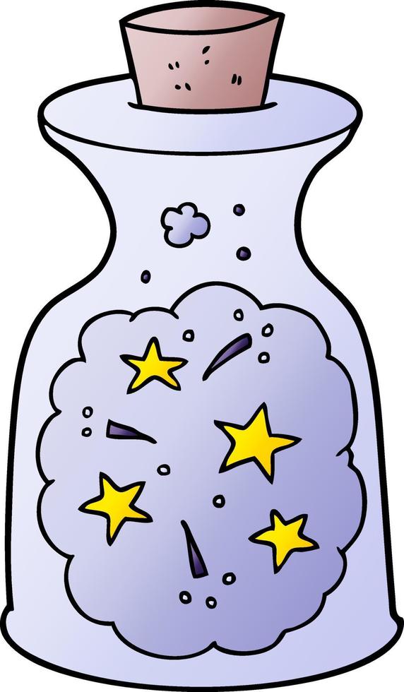 cartoon magic potion vector
