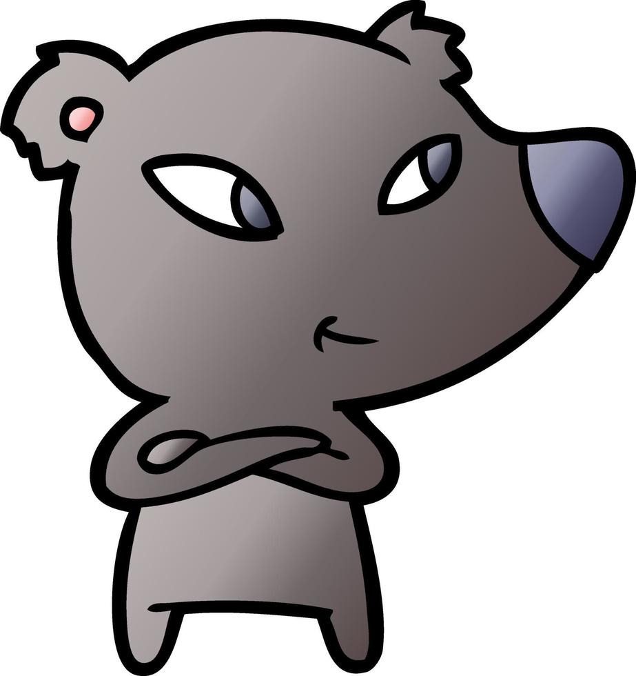 cute cartoon bear vector