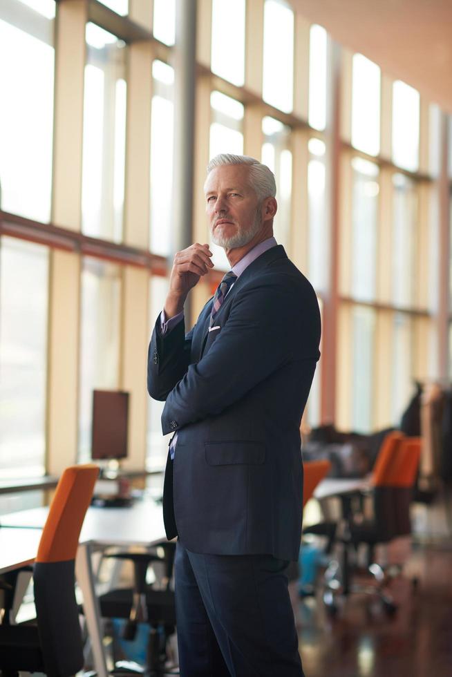 senior business man portrait photo