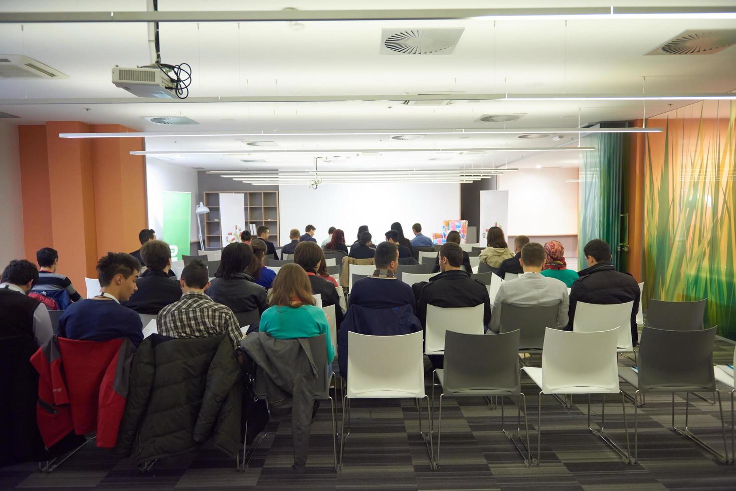 conference speaker view photo