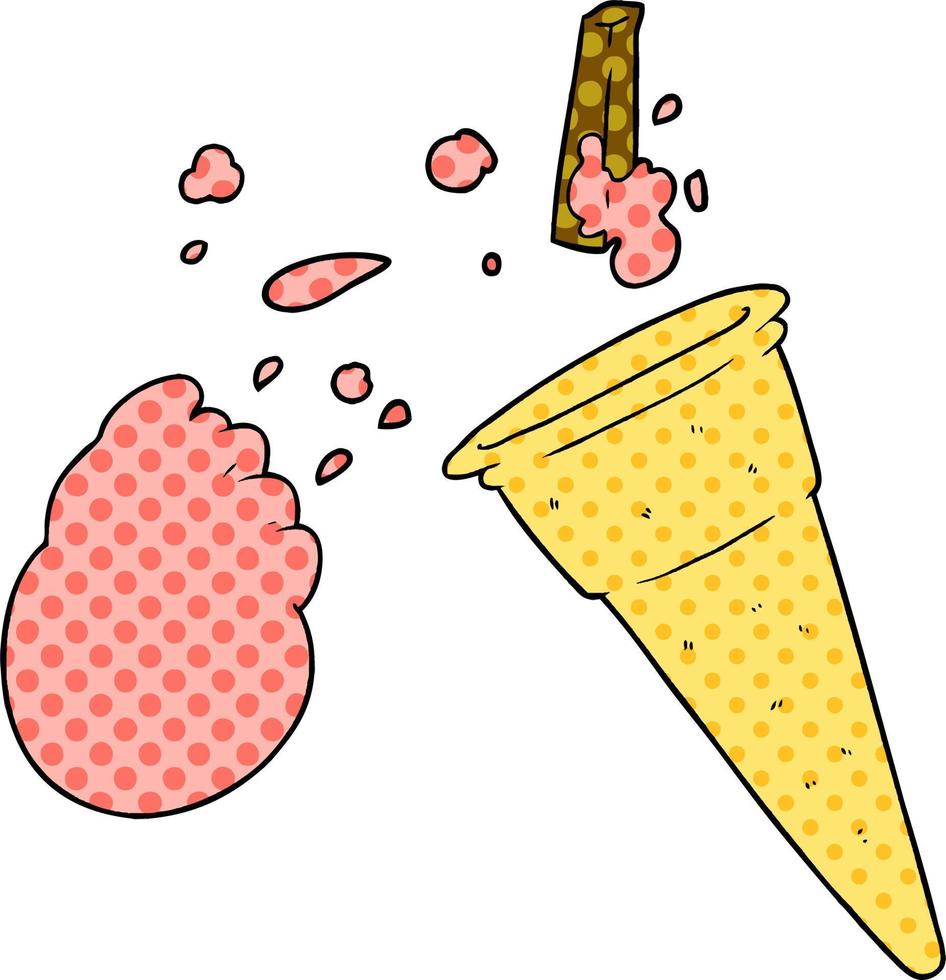 cartoon ice cream vector